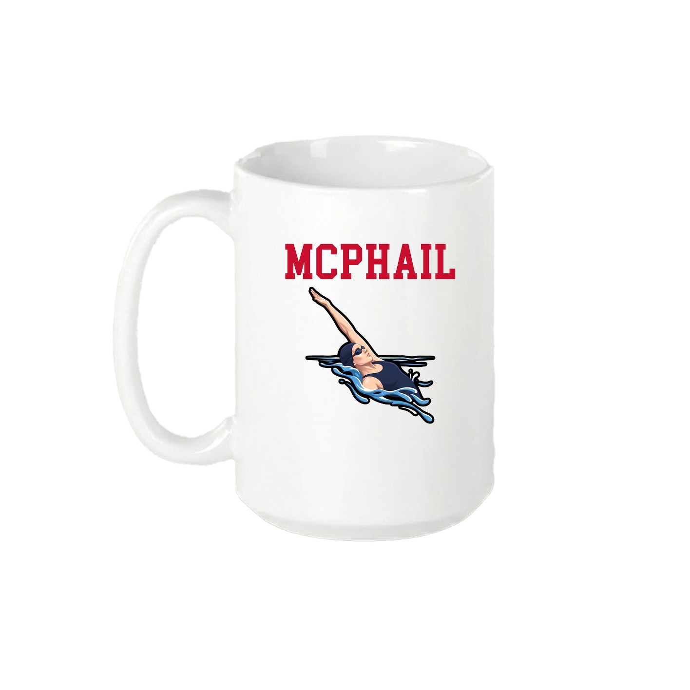 15oz Coffee Mug — Shirsey in White