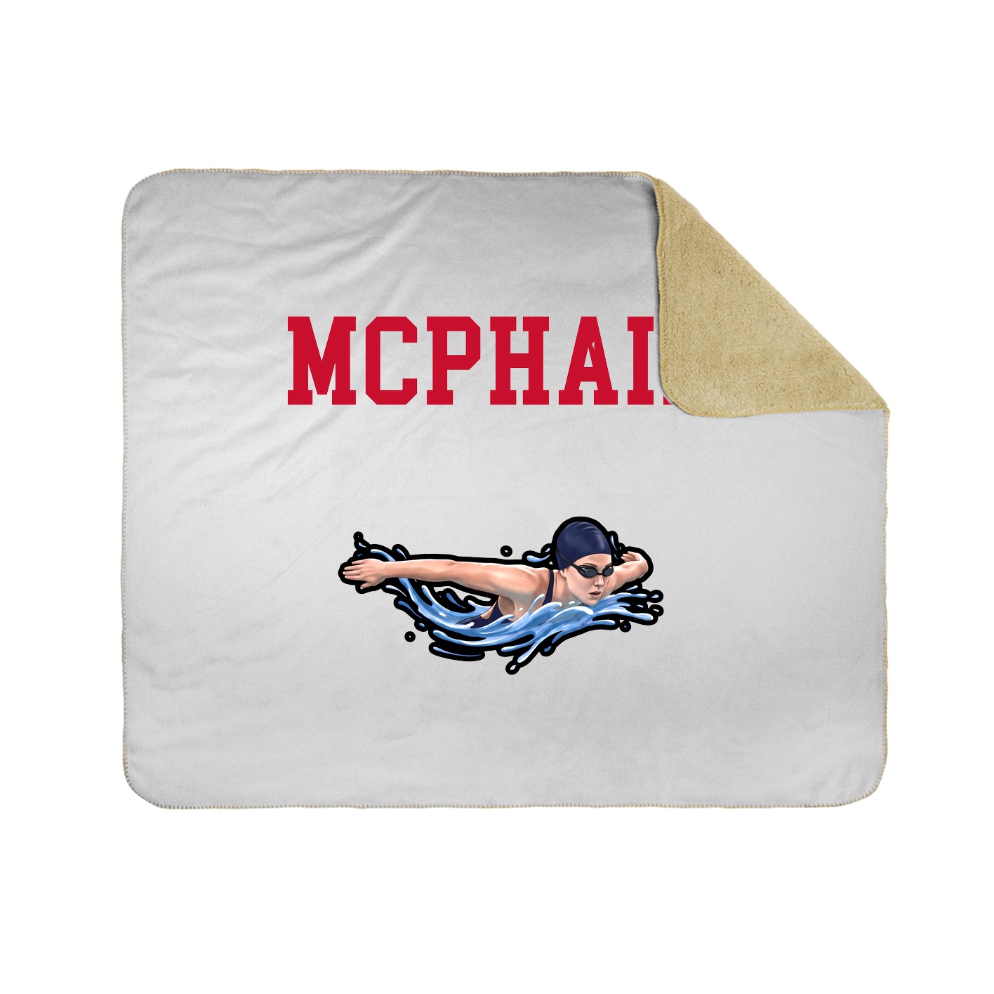 Throw Blanket — Shirsey in White