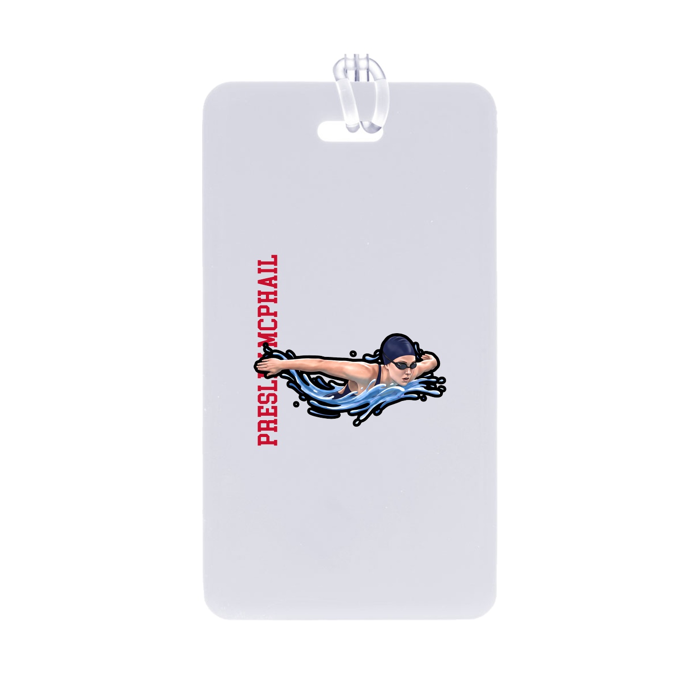Bag Tag — Name Vertical in Classic