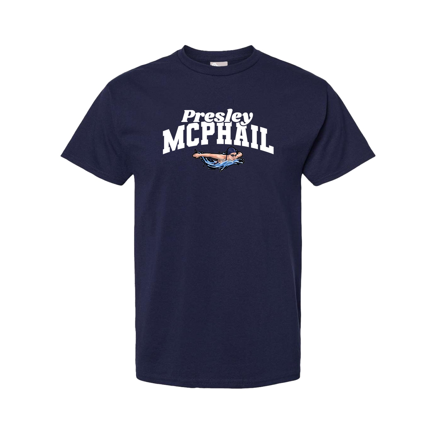 Tee — Signature Arch in Navy