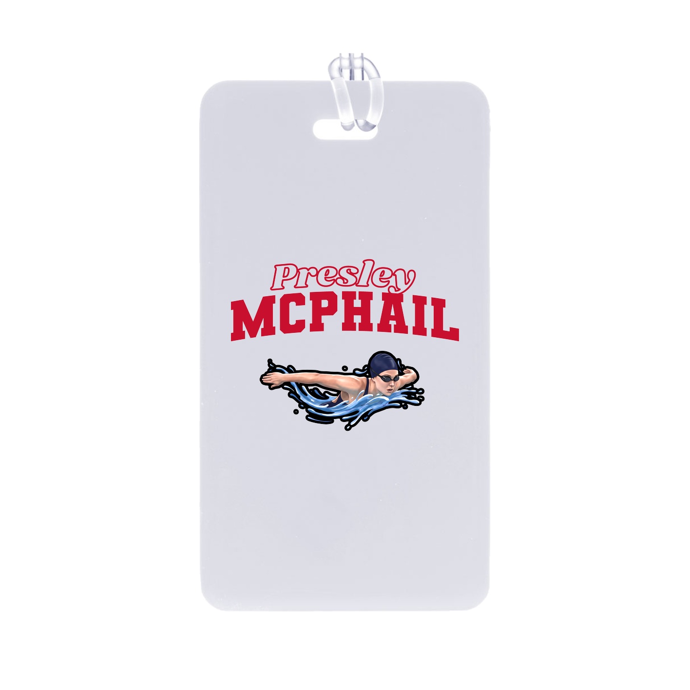 Bag Tag — Name Arch in Classic