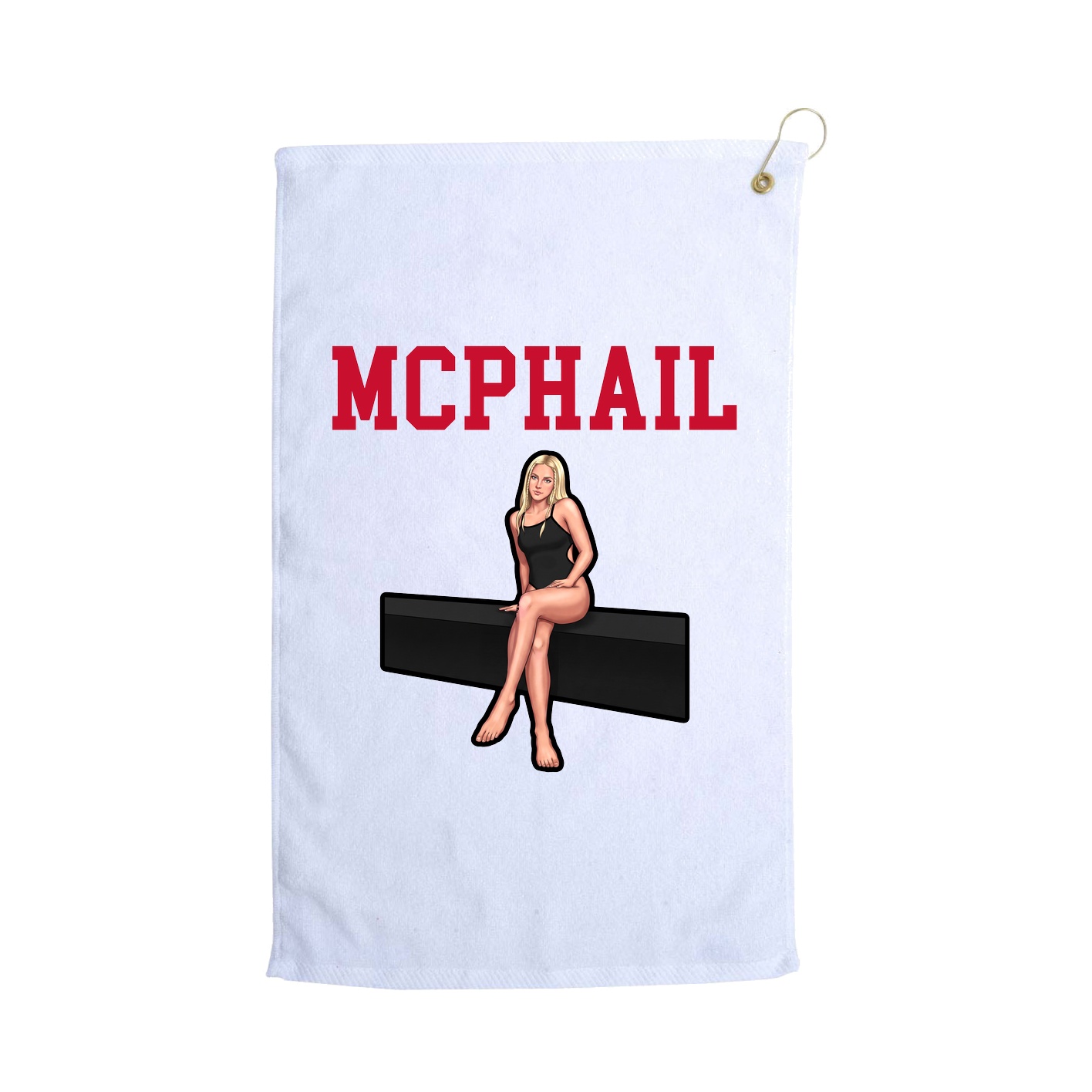Golf Towel — Shirsey in White
