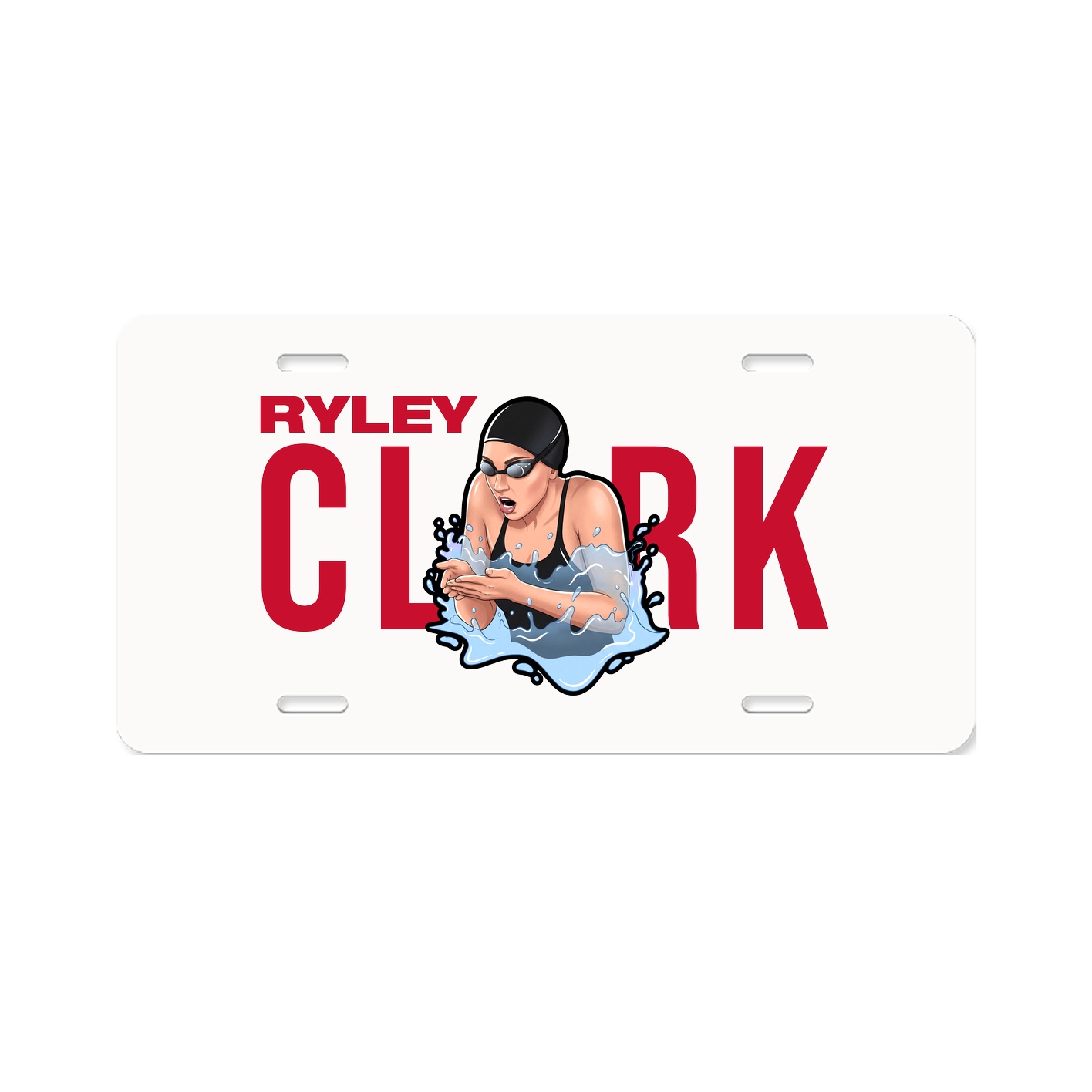 License Plate — Player Name in Classic