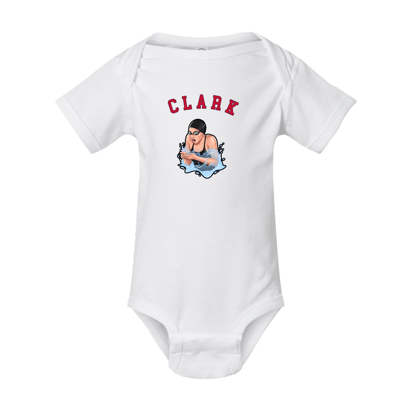 Baby Onesie — Shirsey Arch in White