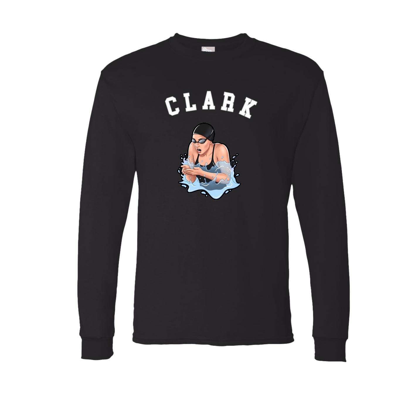 Long Sleeve Tee — Shirsey Arch in Black