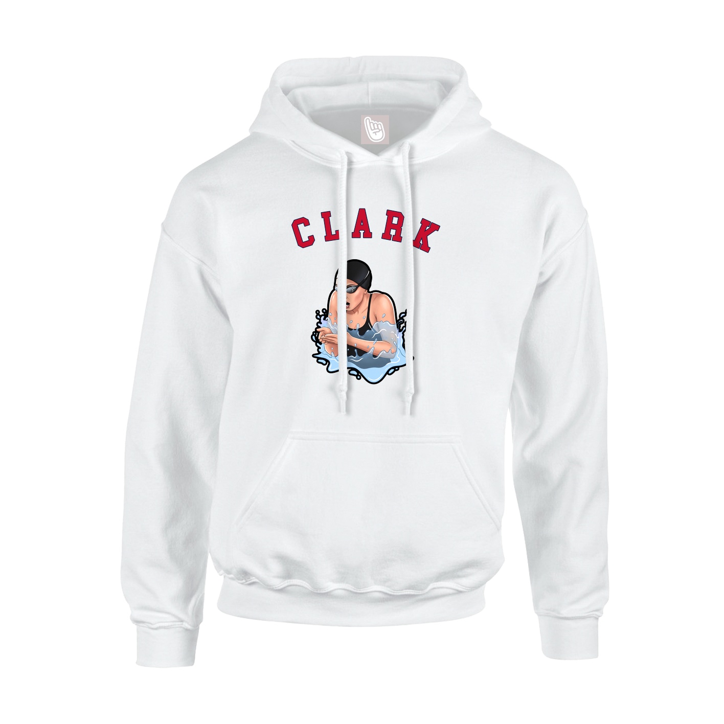 Hoodie — Shirsey Arch in White