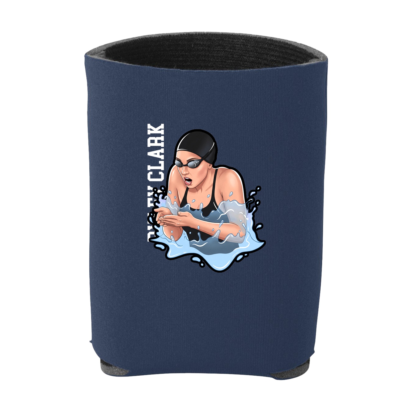 Can Holder — Name Vertical in Navy