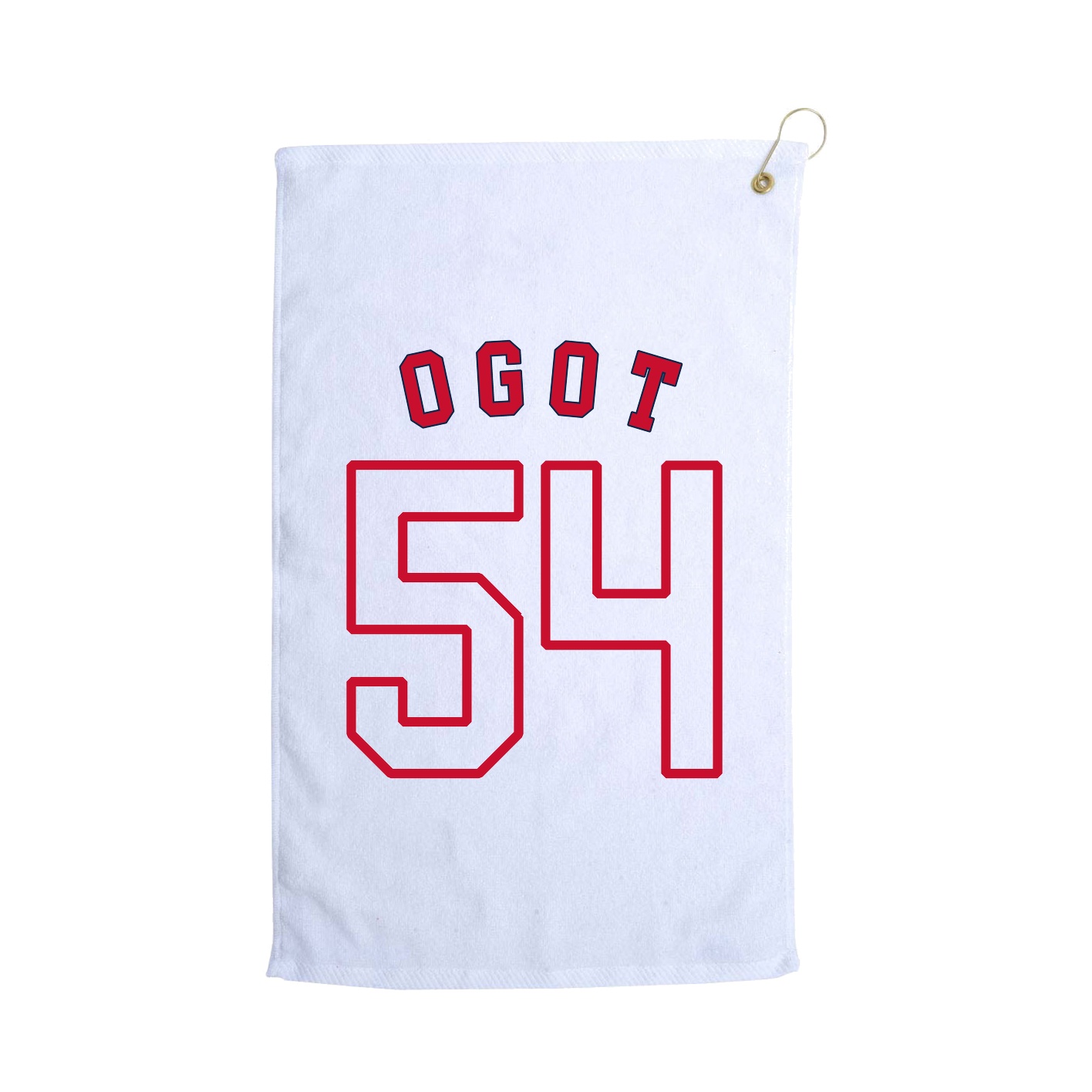 Golf Towel — Shirsey Arch in White