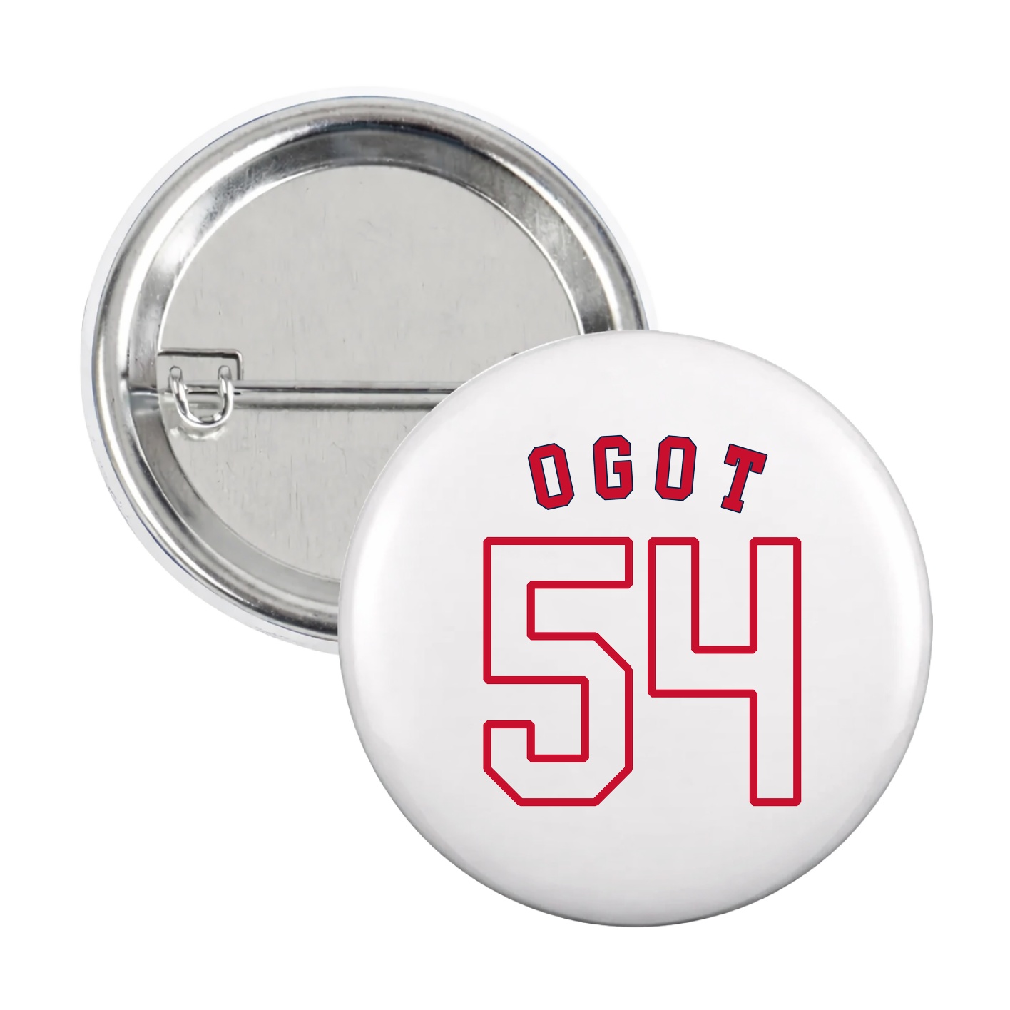 Game Day Button — Shirsey Arch in White