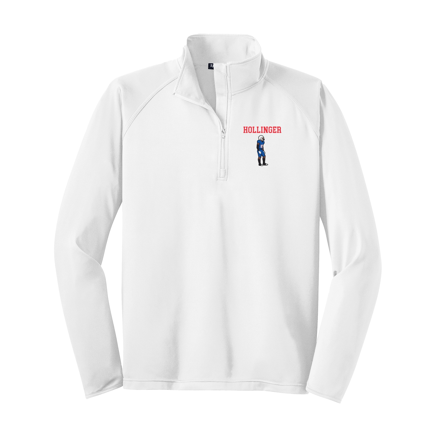Q-Zip Pullover — Shirsey in White