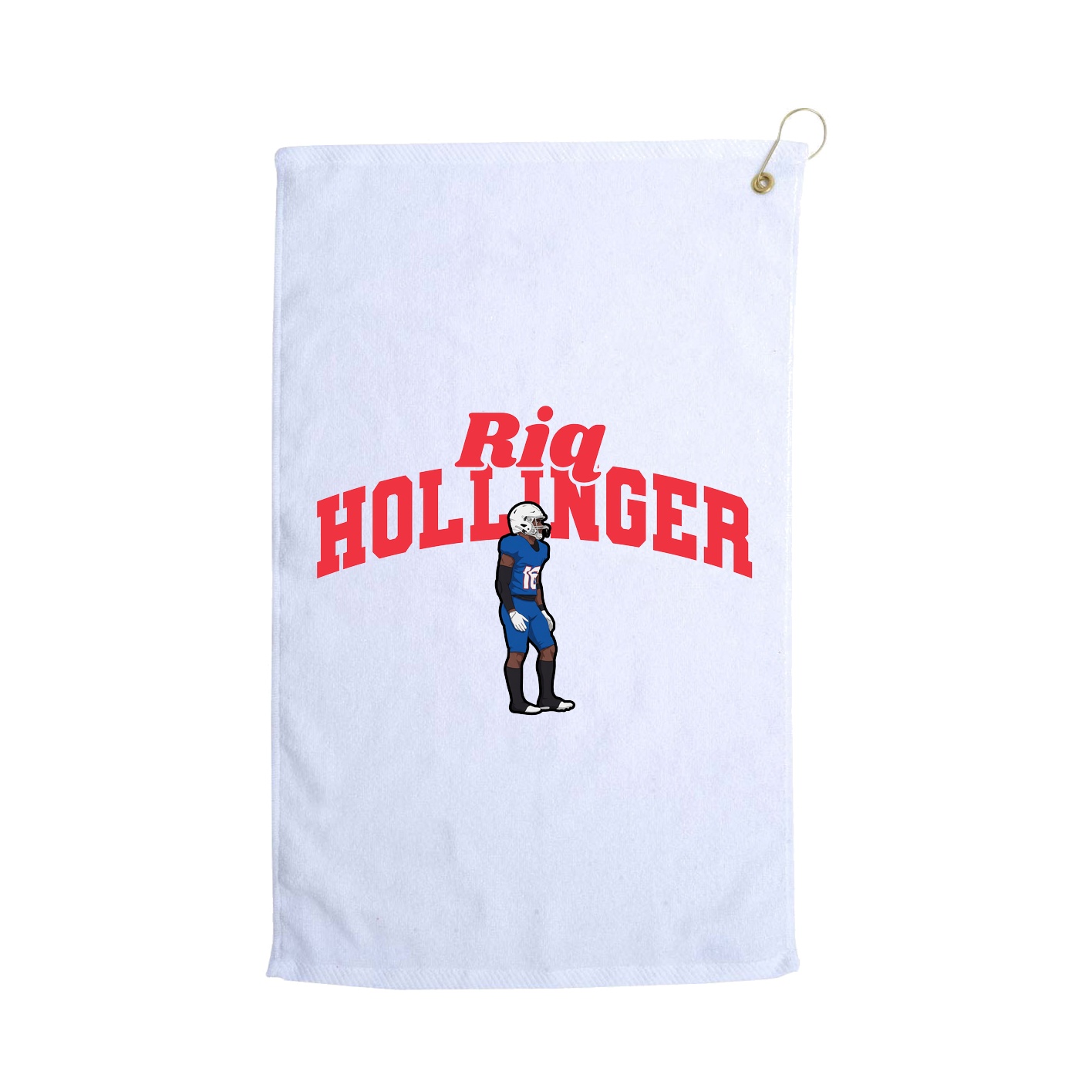 Golf Towel — Signature Arch in White