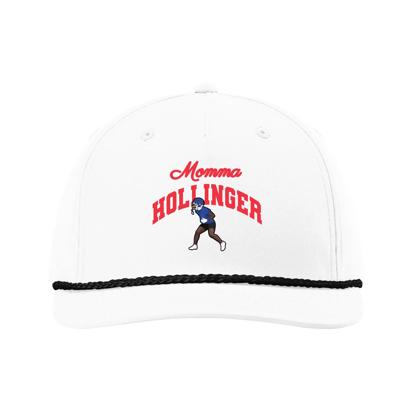 Five-Panel Classic Rope Cap — Mothers Day Arch in White