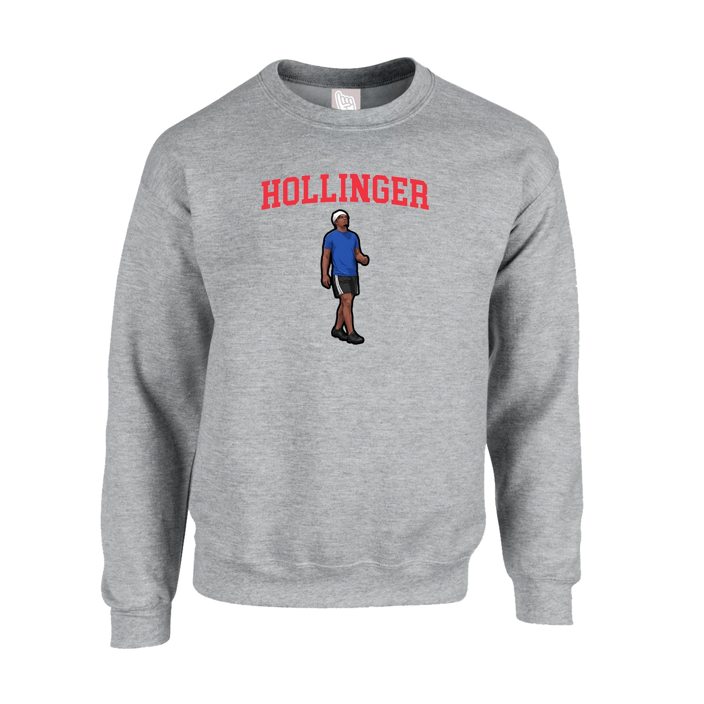 Fleece Crew — Shirsey in Grey