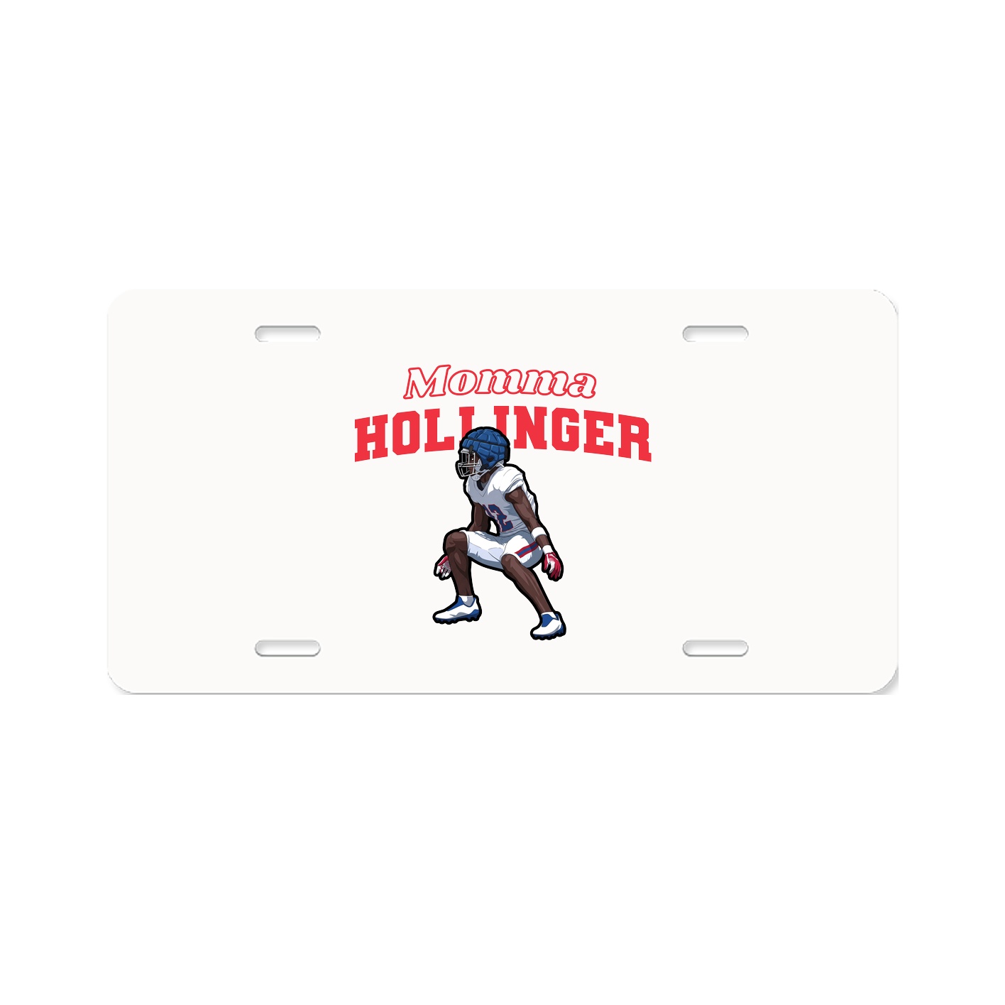 License Plate — Mothers Day Block in Classic