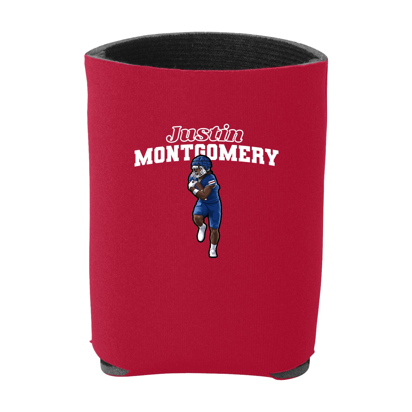 Can Holder — Name Arch in Red