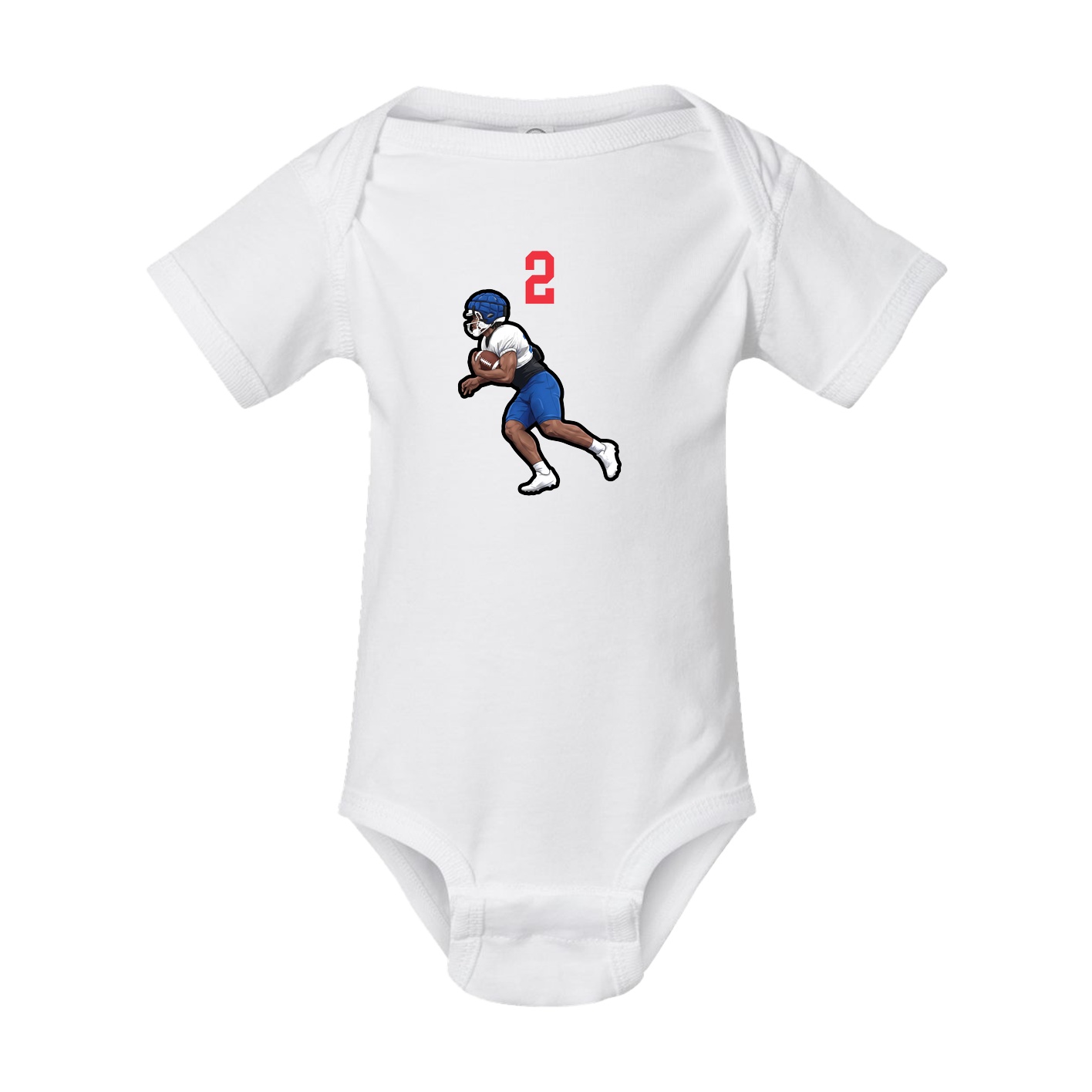 Baby Onesie — Number Top in White