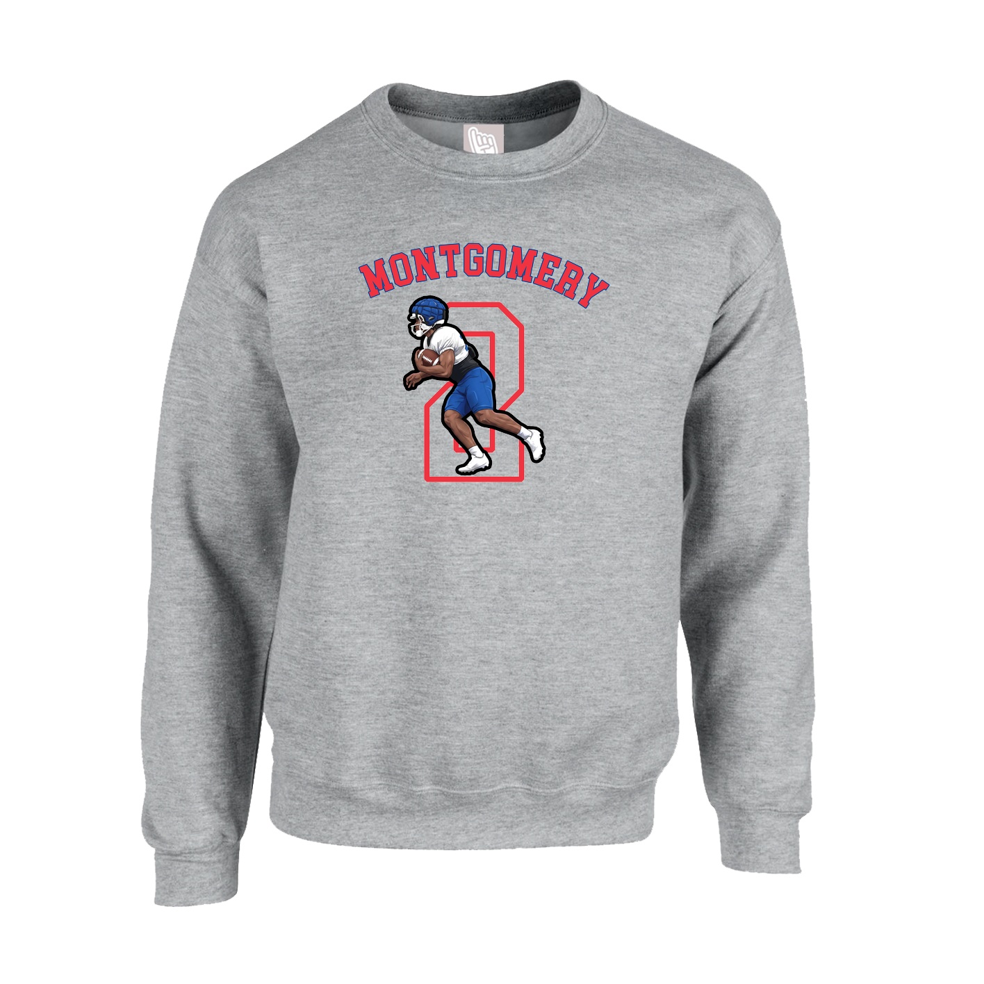 Fleece Crew — Shirsey Arch in Grey