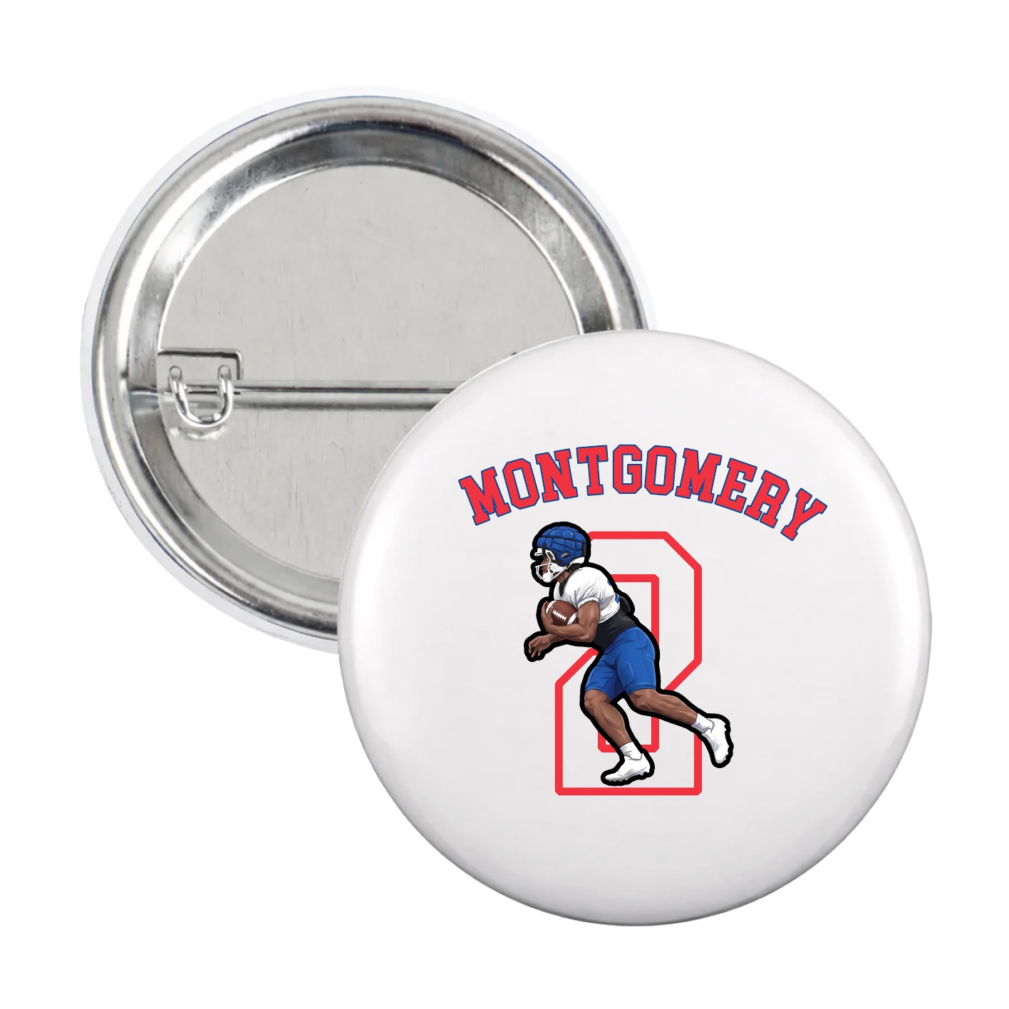 Game Day Button — Shirsey Arch in White