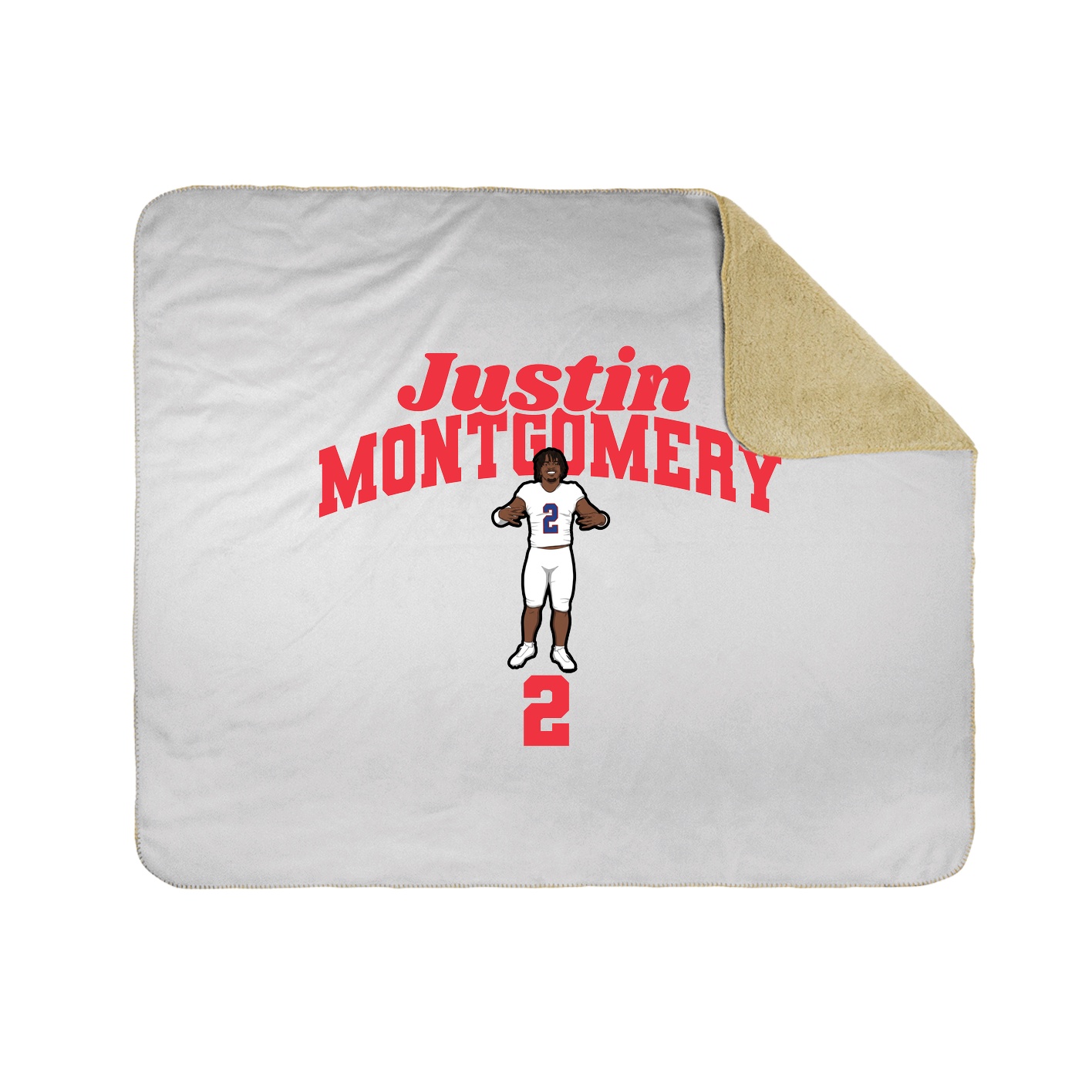 Throw Blanket — Signature Arch in White