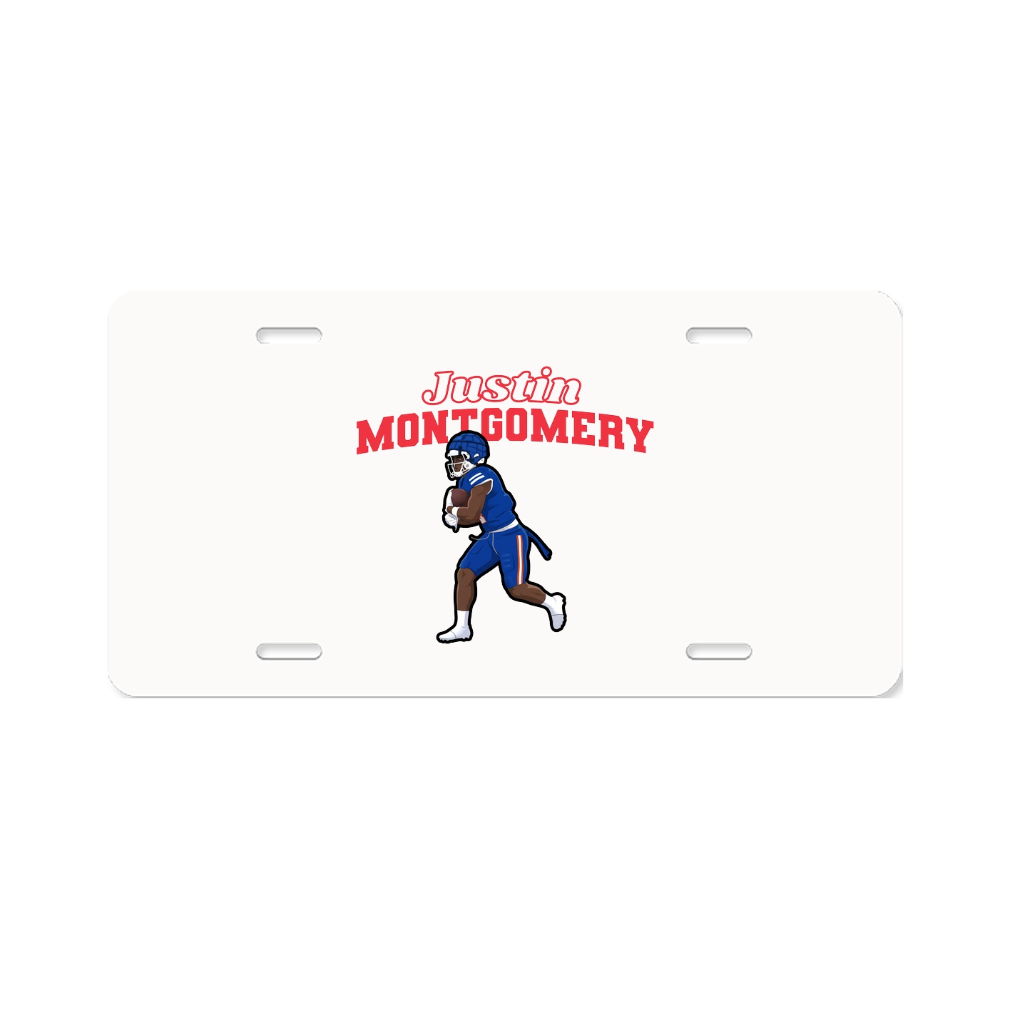 License Plate — Name Arch in Classic