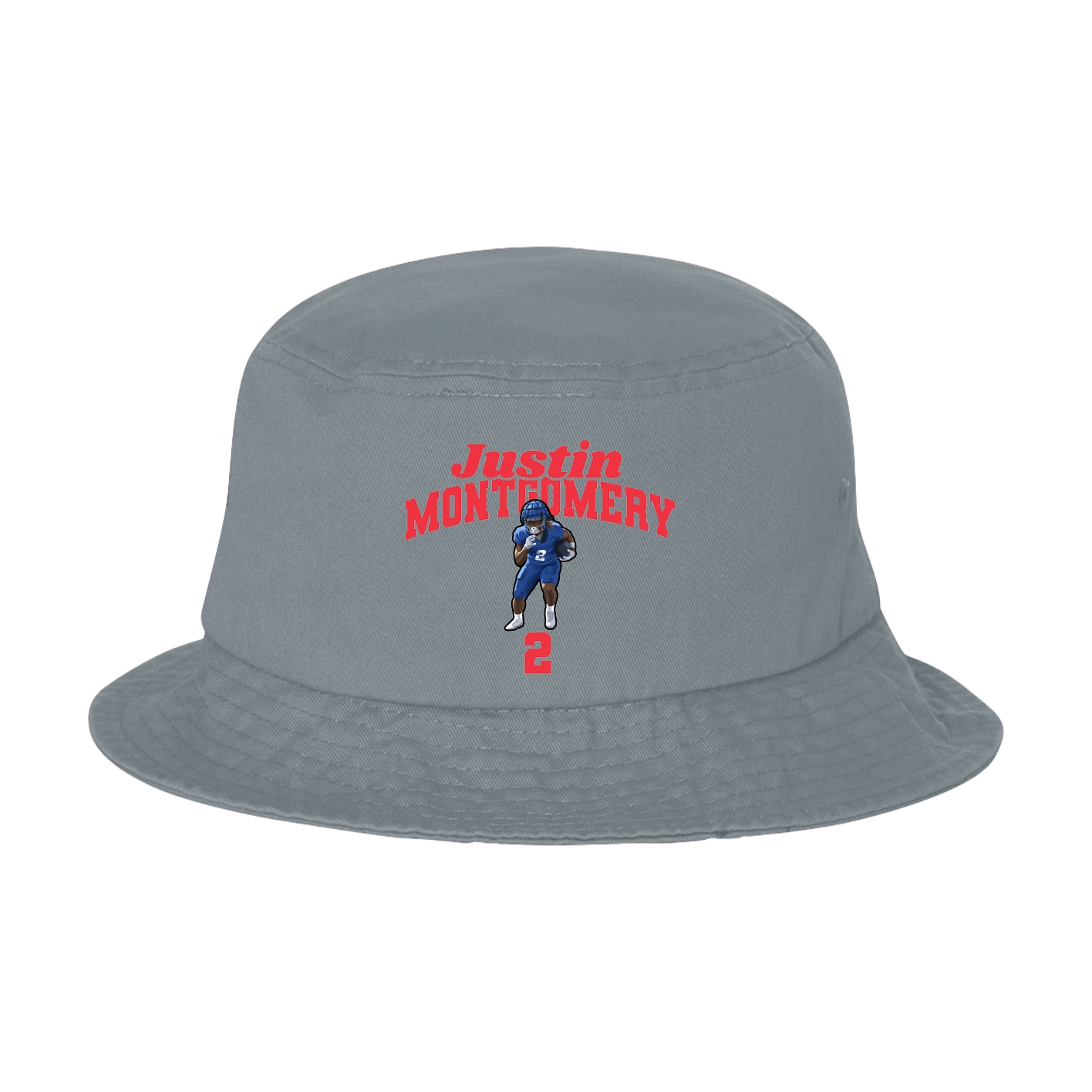 Bucket Cap — Signature Arch in Grey