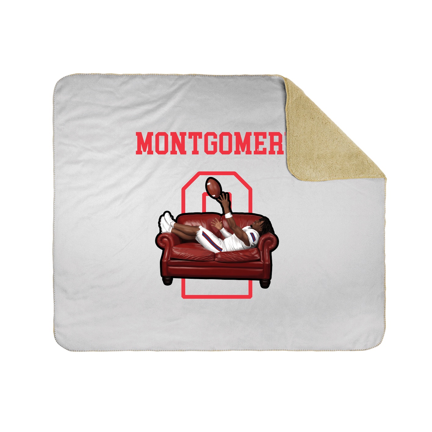 50x60 Sherpa Lined Throw Blanket