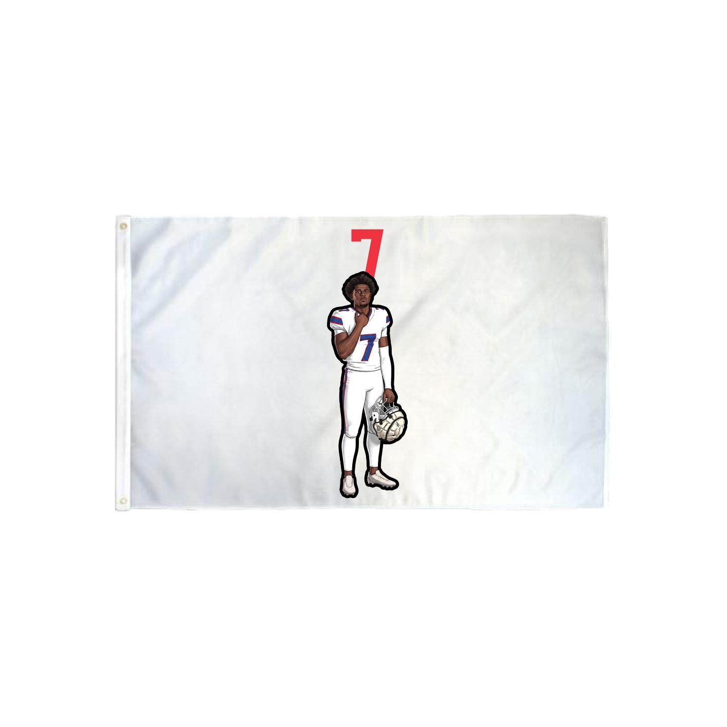 3x5 Flag — Number Top in Classic