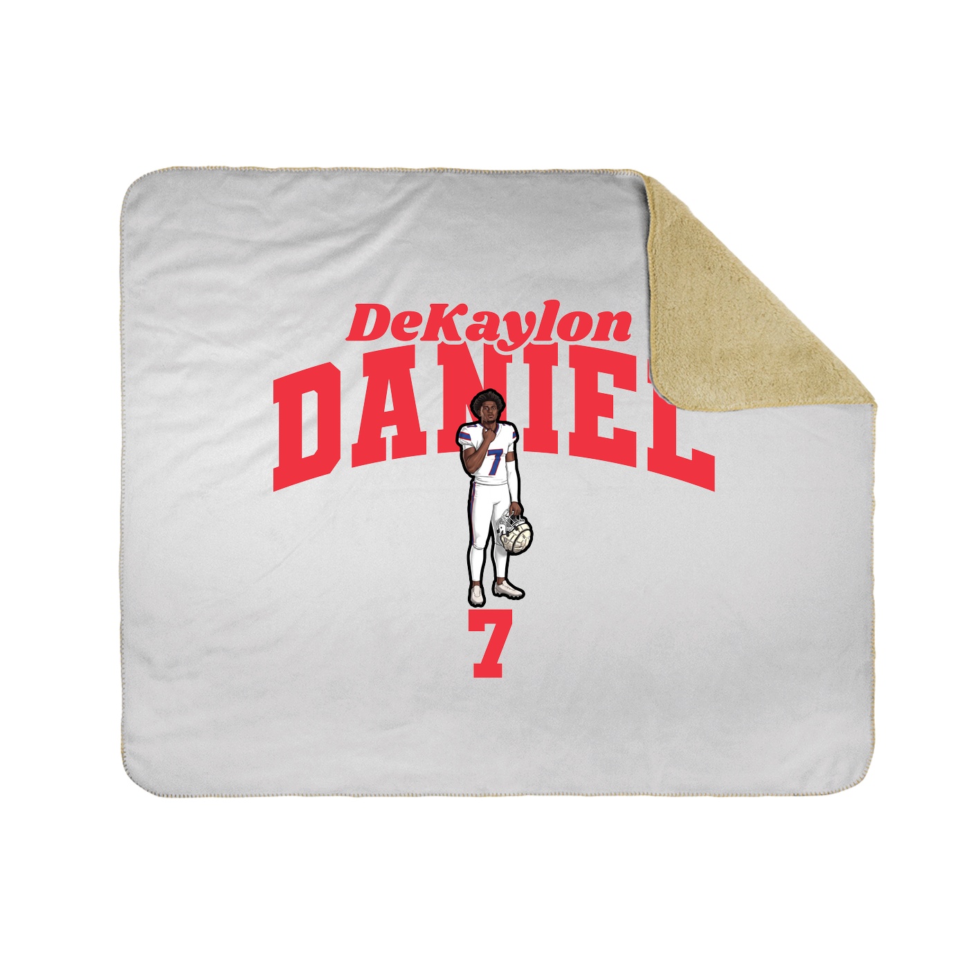 Throw Blanket — Signature Arch in White