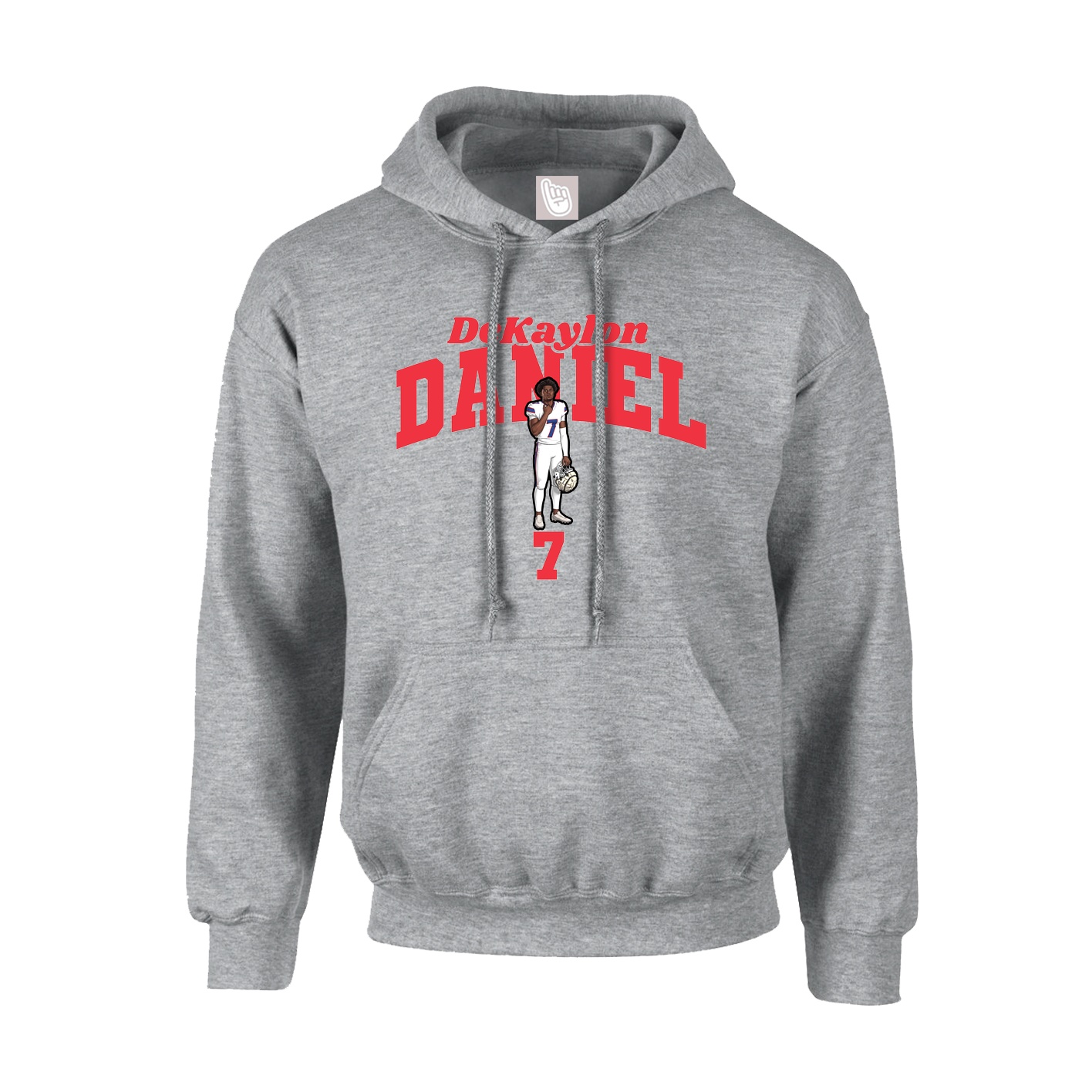 Hoodie — Signature Arch in Grey