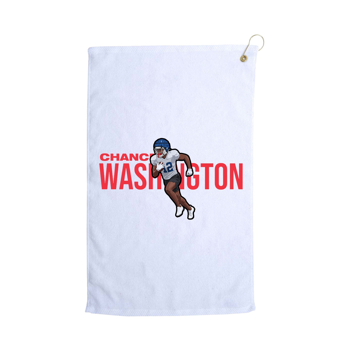 Golf Towel — Player Name in White