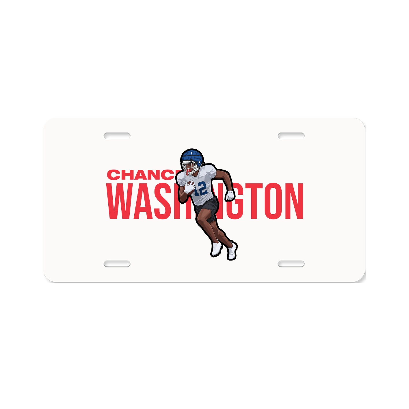 License Plate — Player Name in Classic