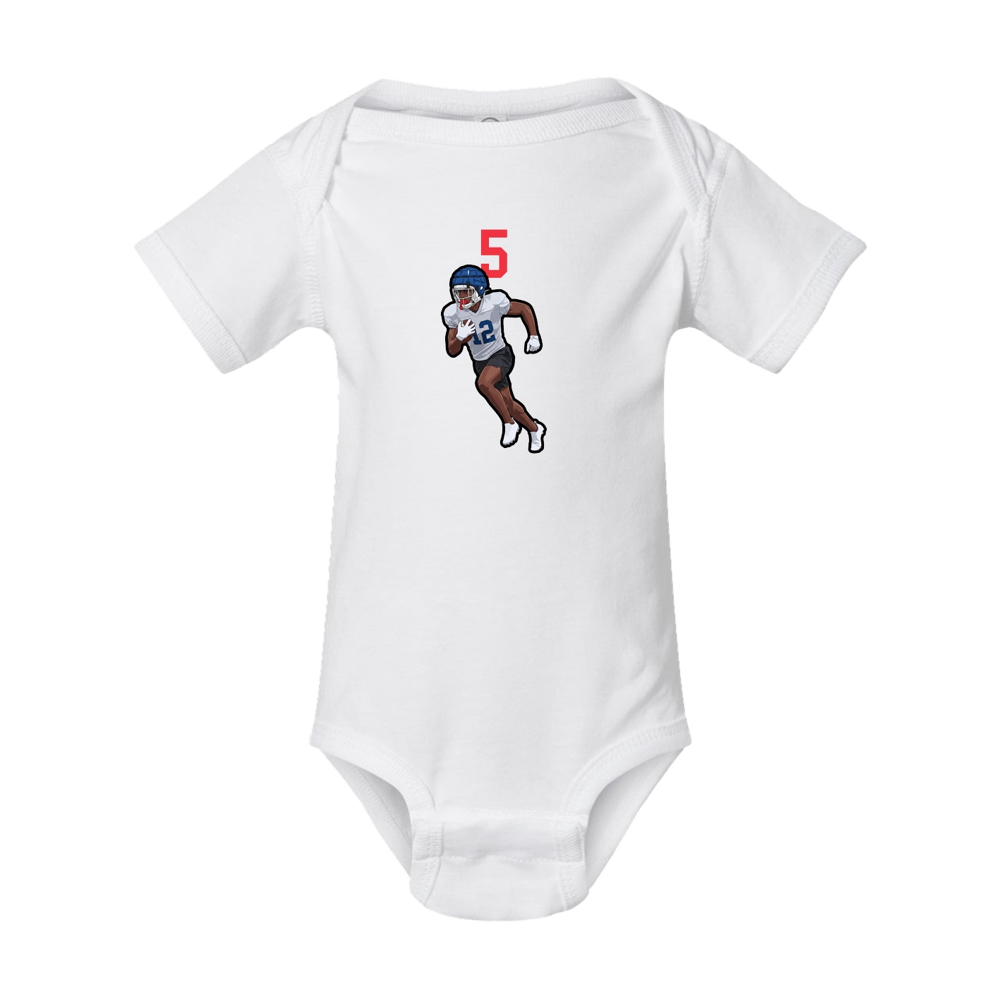 Baby Onesie — Number Top in White