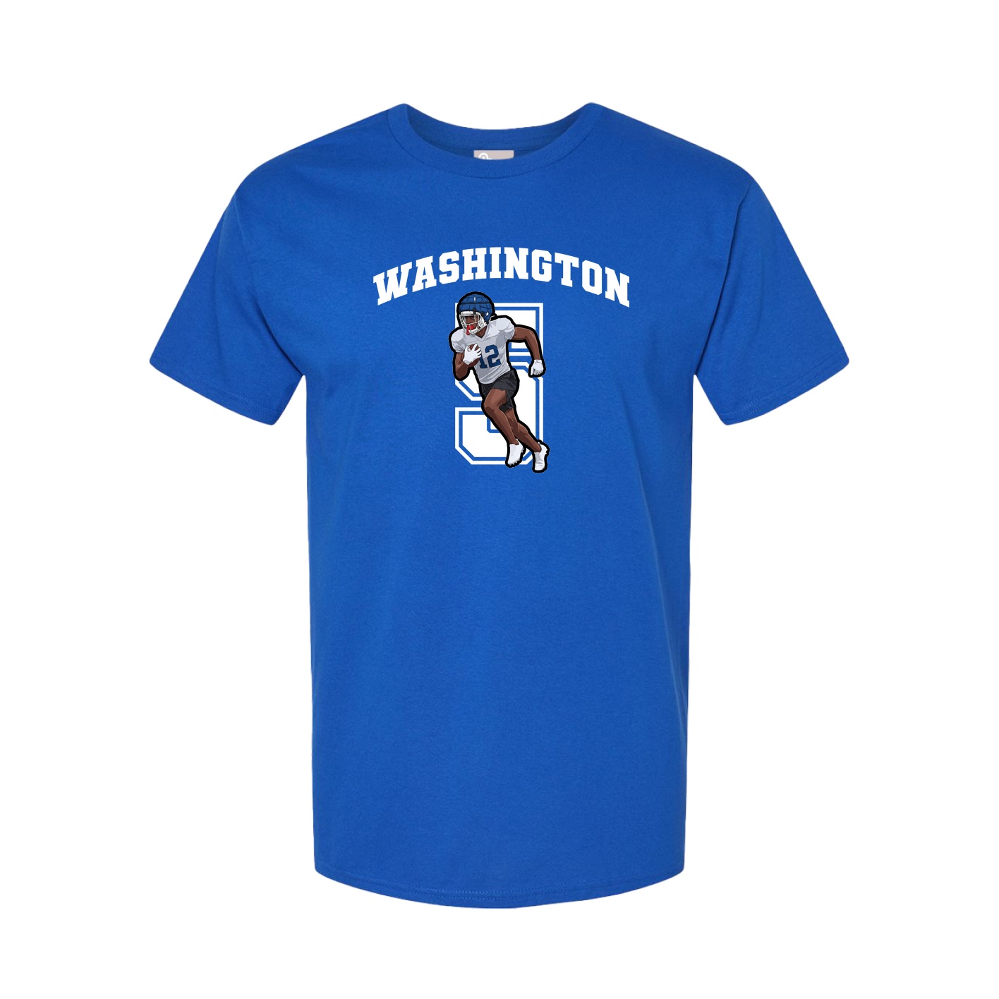 Youth Tee — Number in Royal
