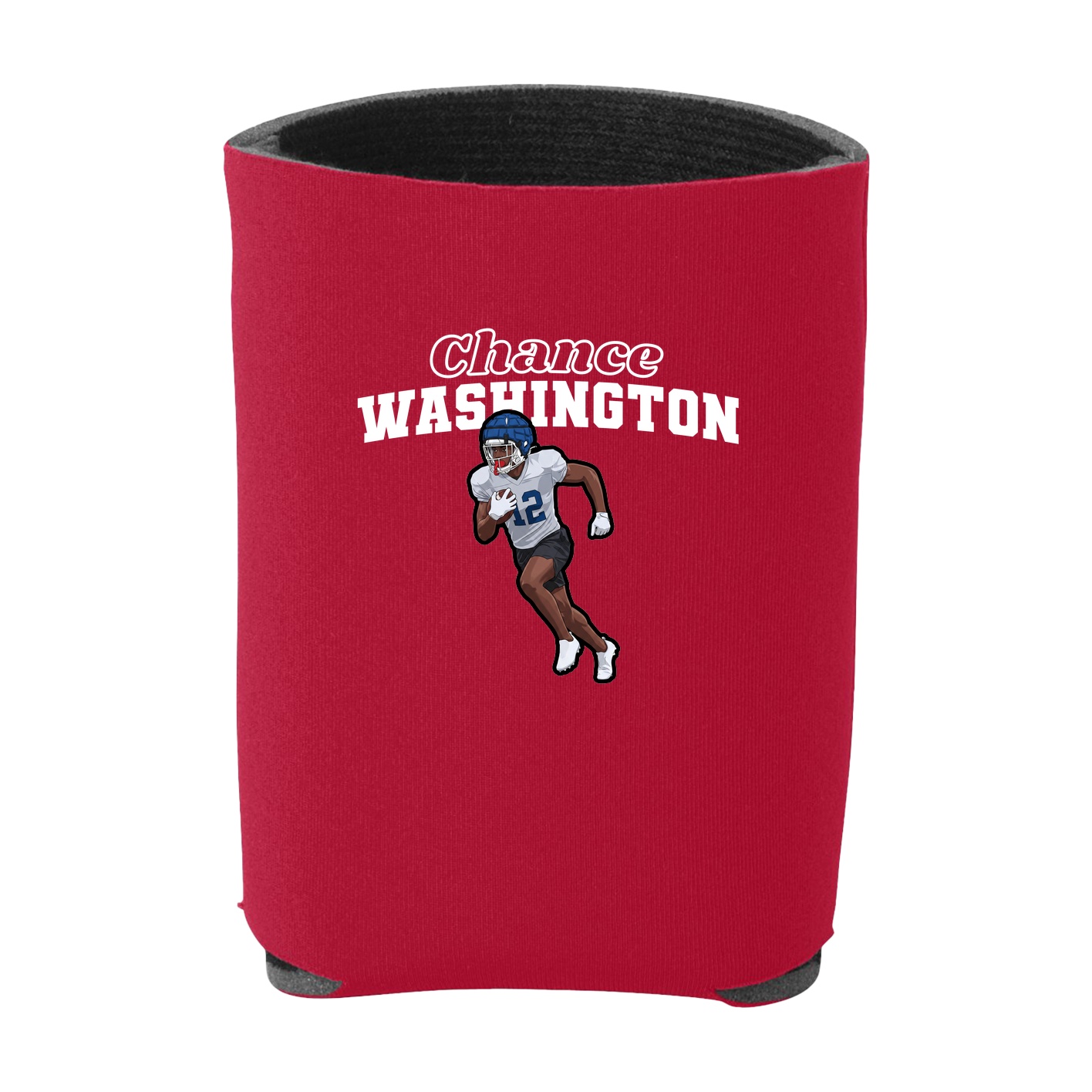 Can Holder — Name Arch in Red