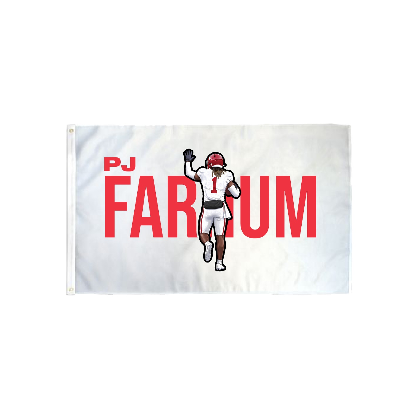 3x5 Flag — Player Name in Classic