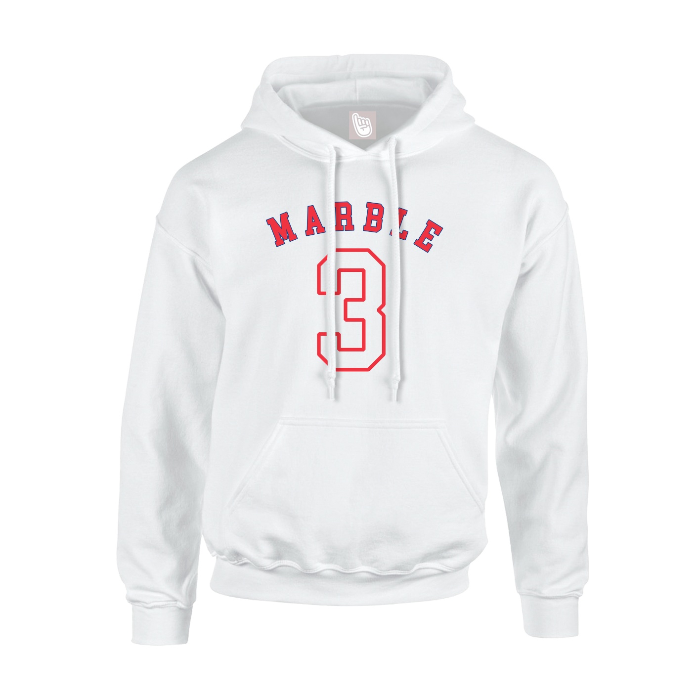 Youth Hoodie — Shirsey Arch in White