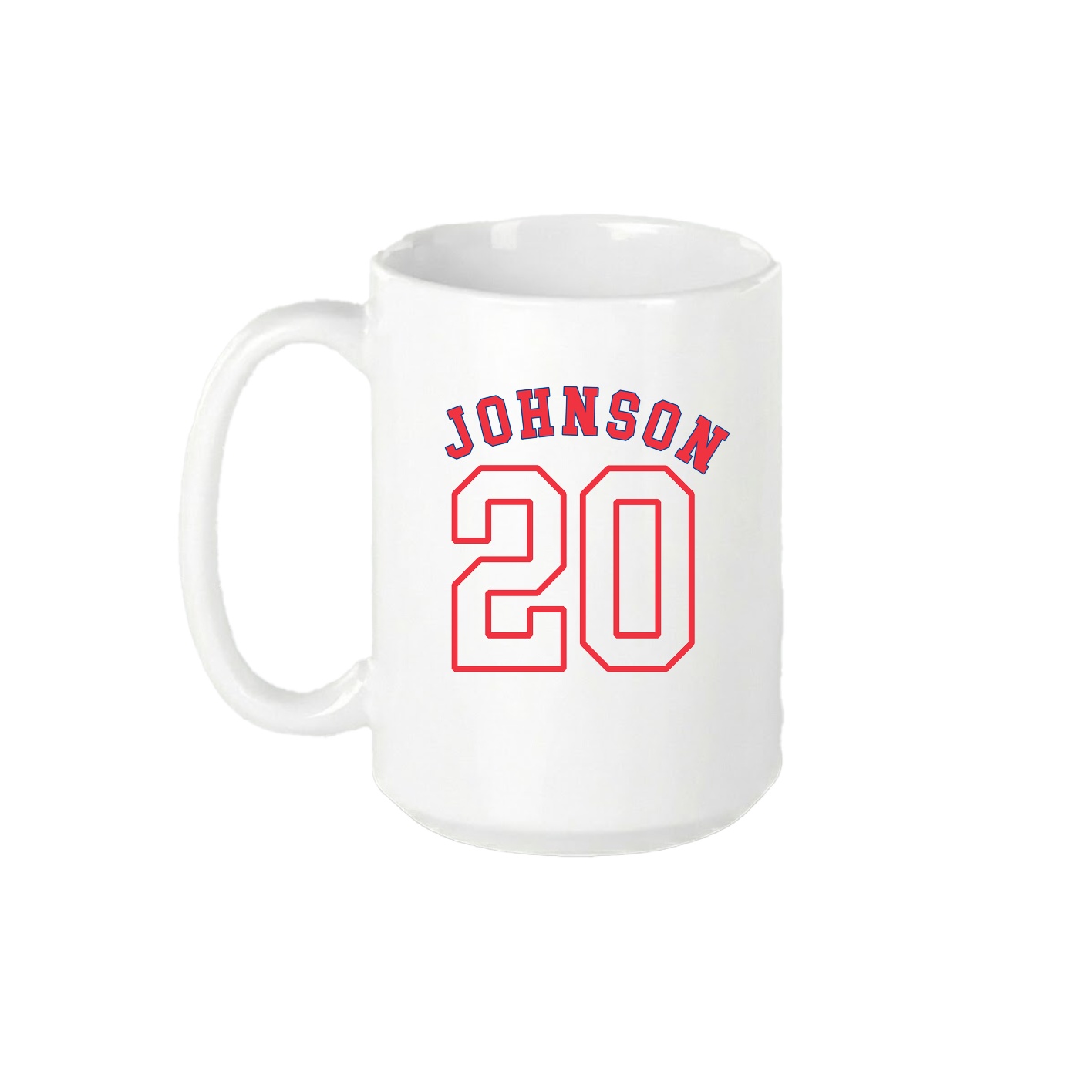 15oz Coffee Mug — Shirsey Arch in White