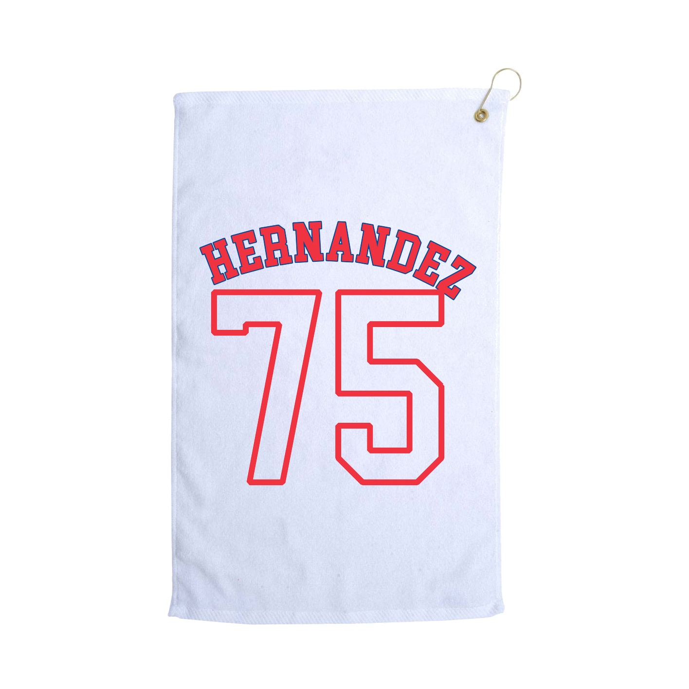 Golf Towel — Shirsey Arch in White