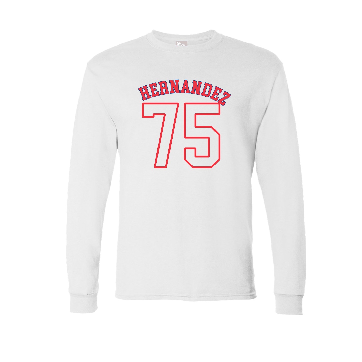 Long Sleeve Tee — Shirsey Arch in White