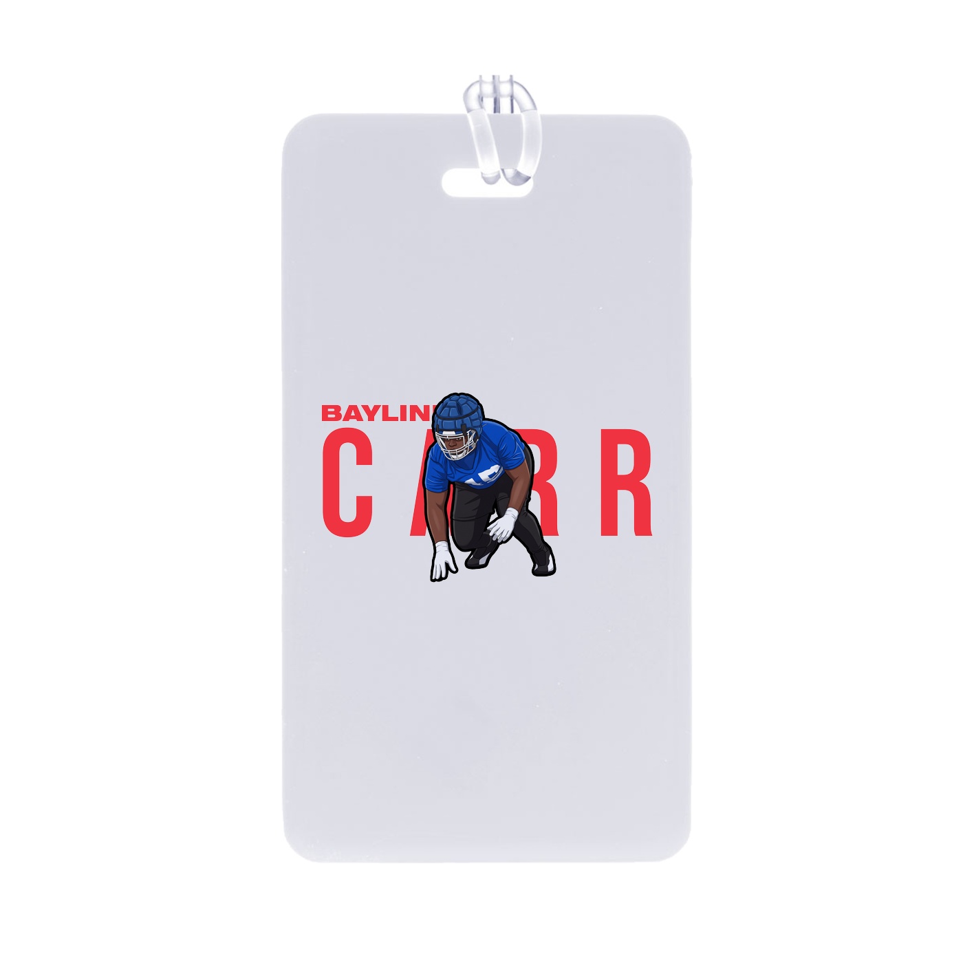 Bag Tag — Player Name in Classic
