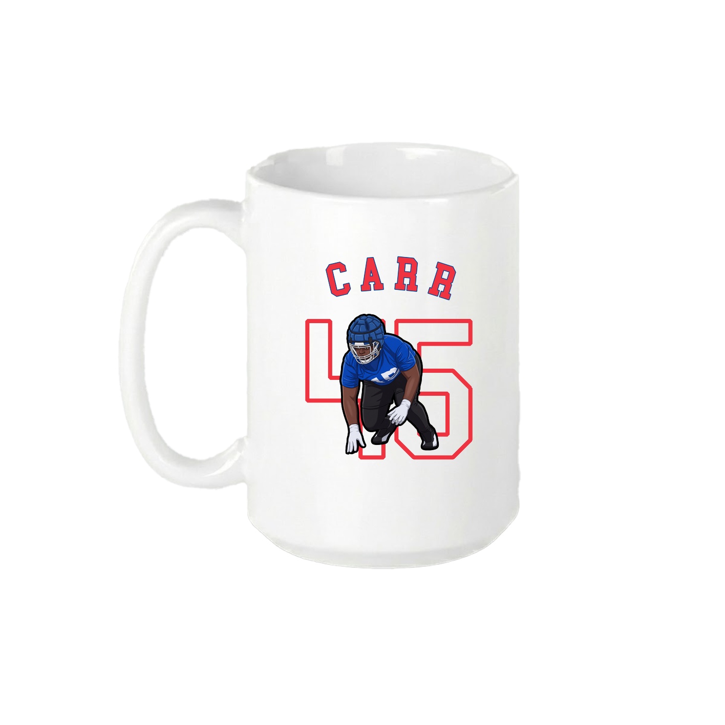 15oz Coffee Mug — Shirsey Arch in White