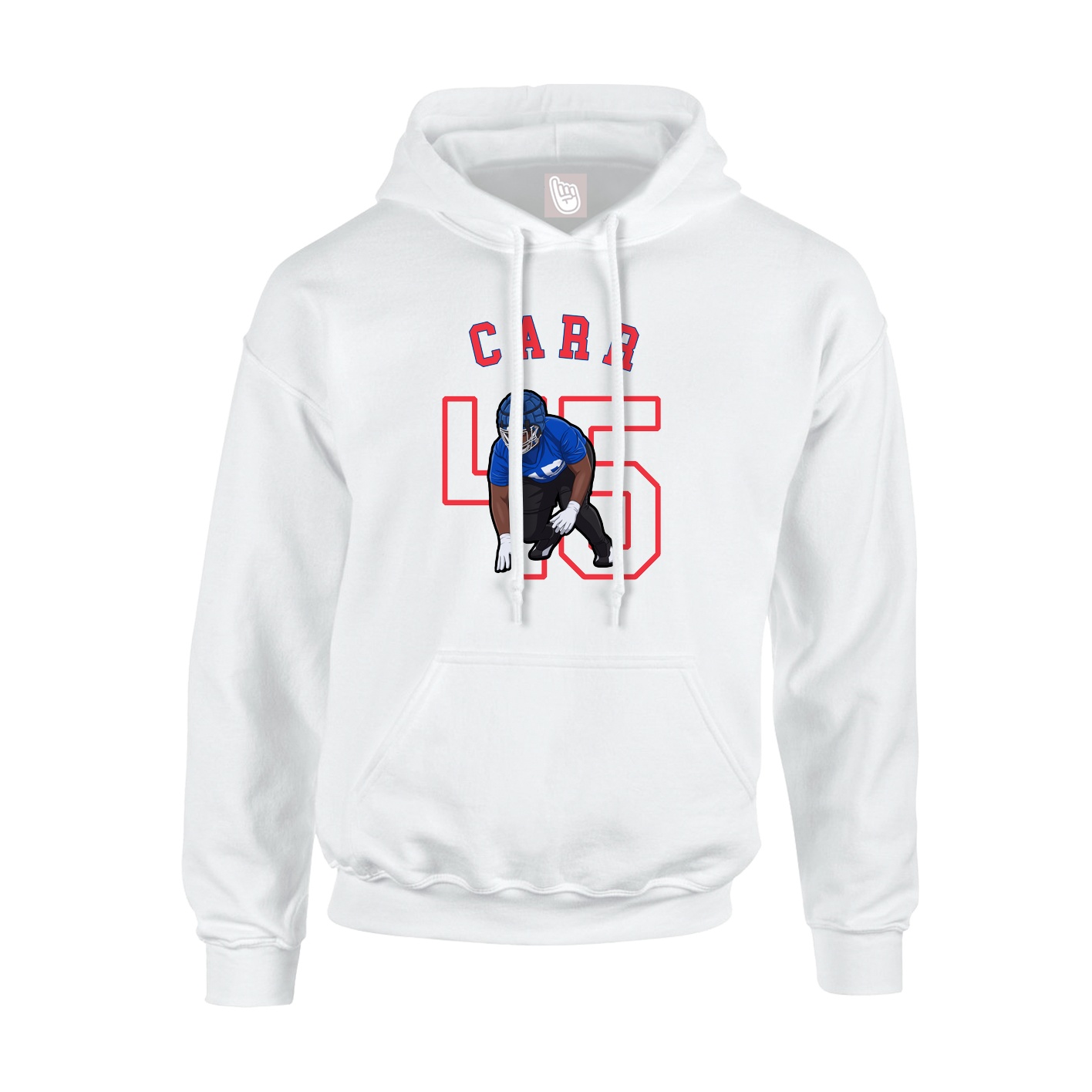 Hoodie — Shirsey Arch in White