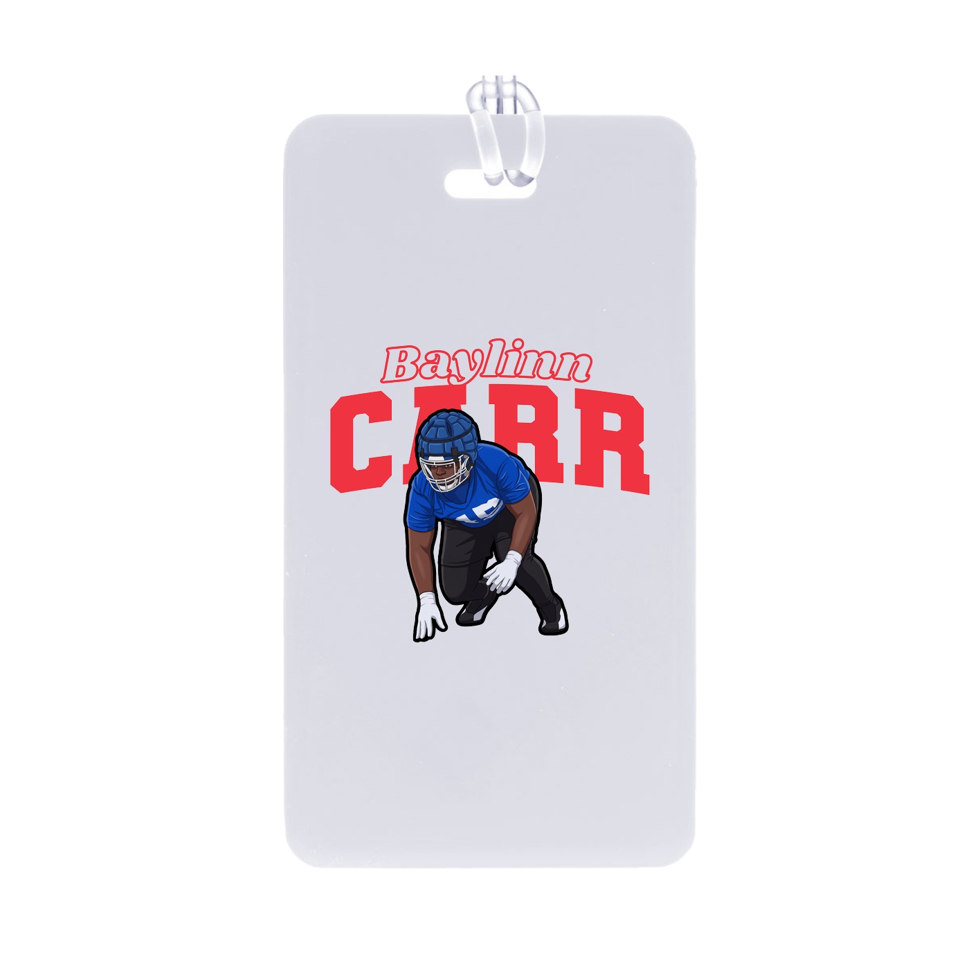 Bag Tag — Name Arch in Classic