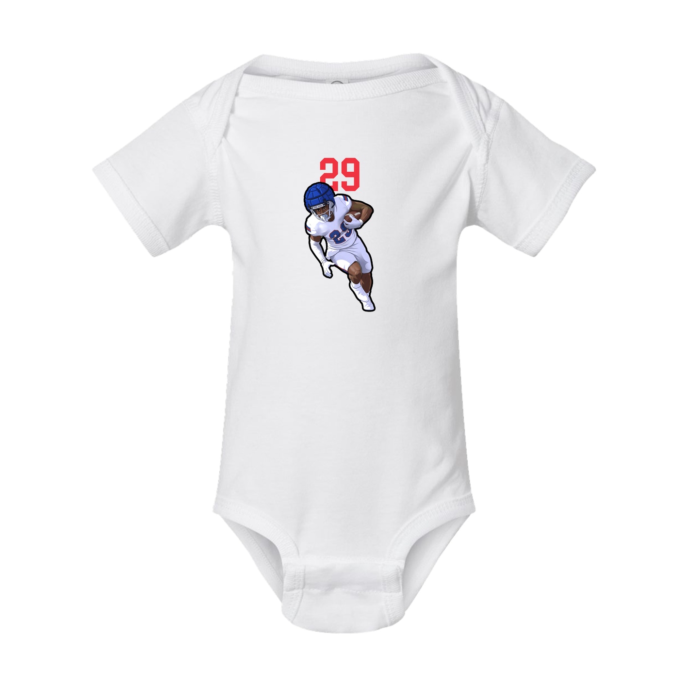 Baby Onesie — Number Top in White