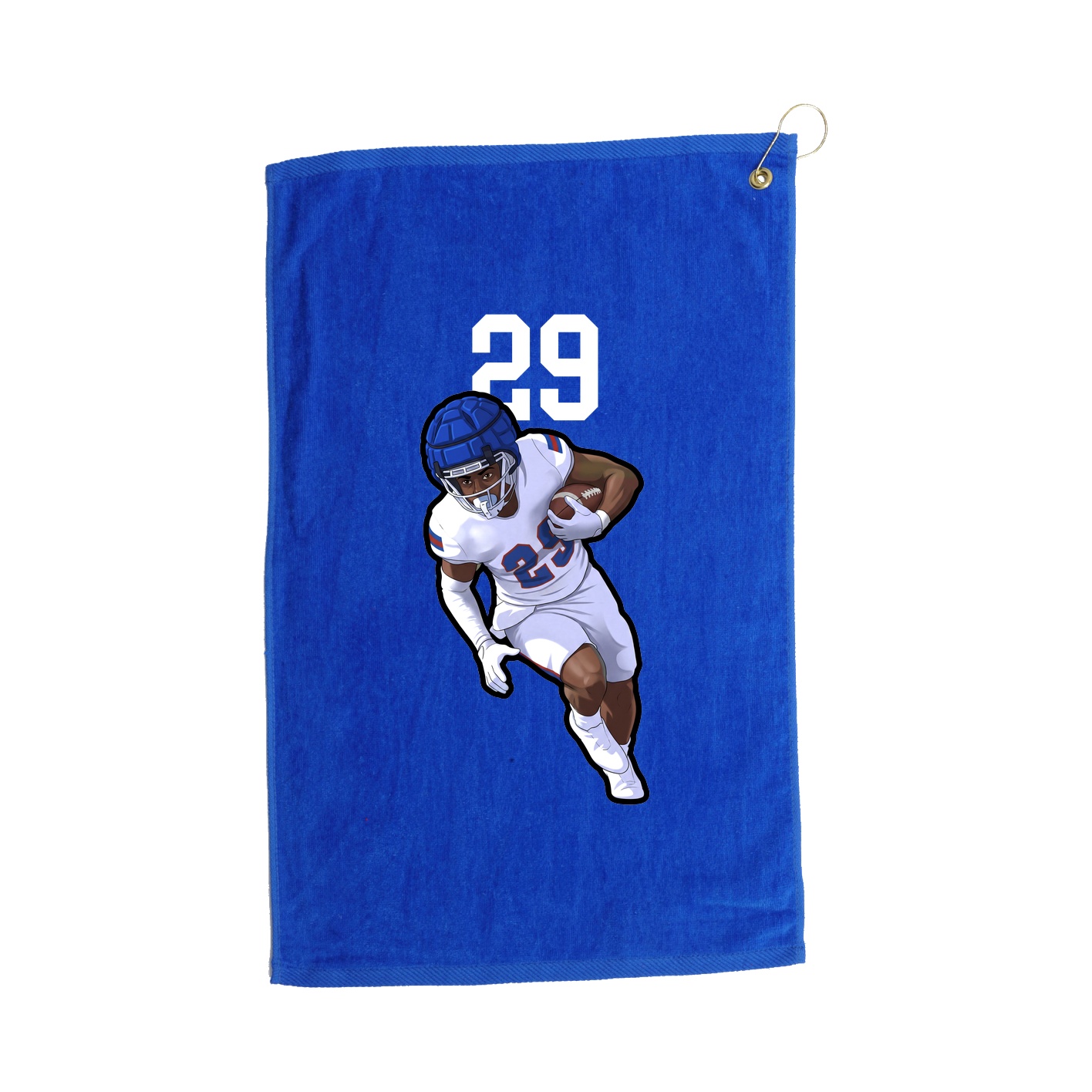 Golf Towel — Number Top in Royal