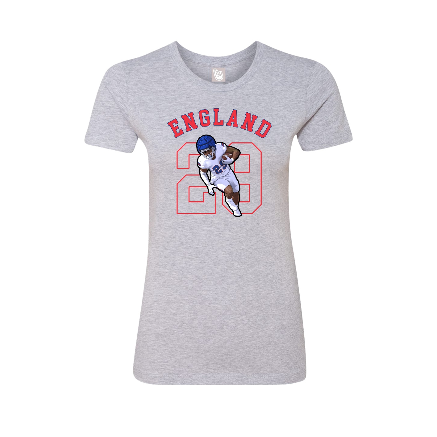 Fitted Women's Tee — Shirsey Arch in Grey