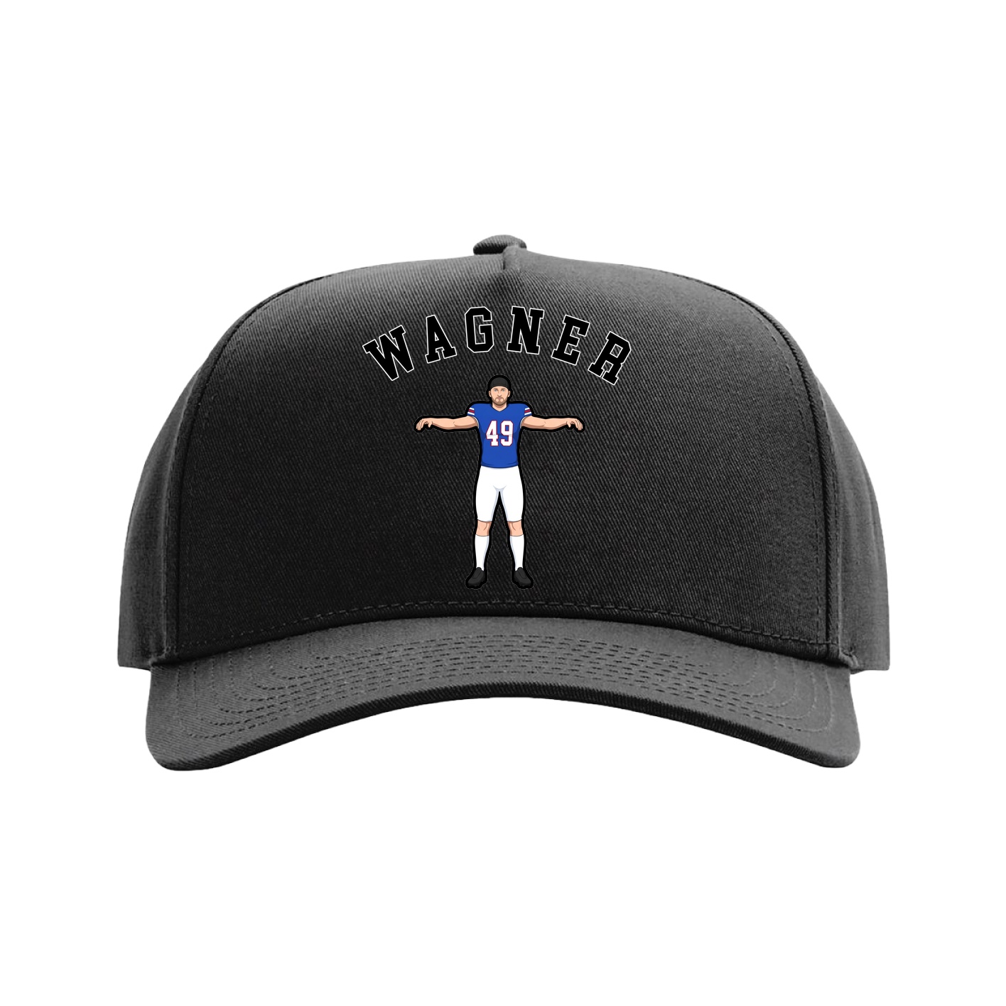 Full Fabric Five-Panel Champ Cap