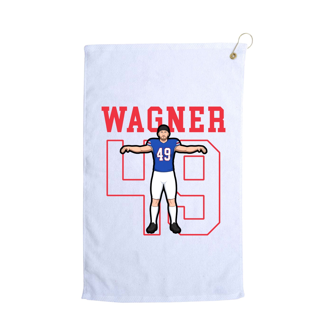 Golf Towel — Shirsey in White