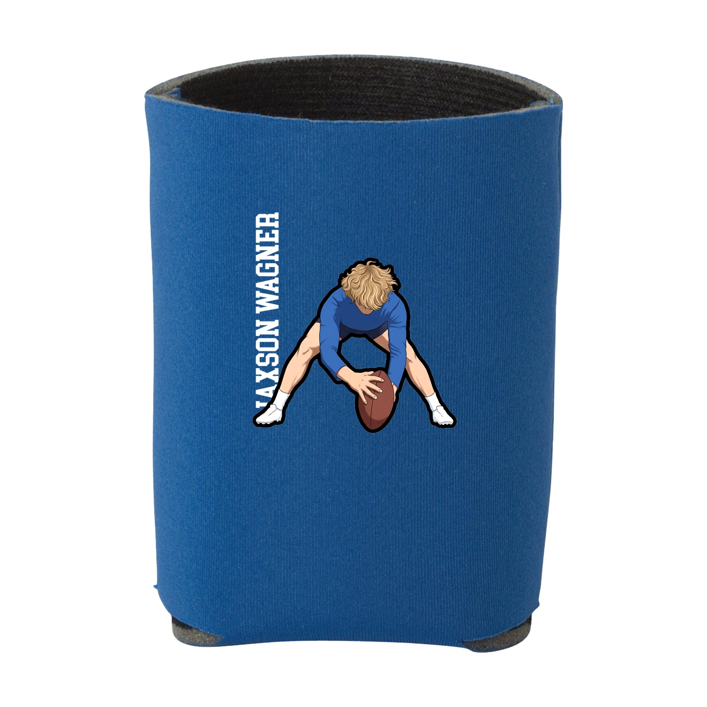Can Holder — Name Vertical in Royal