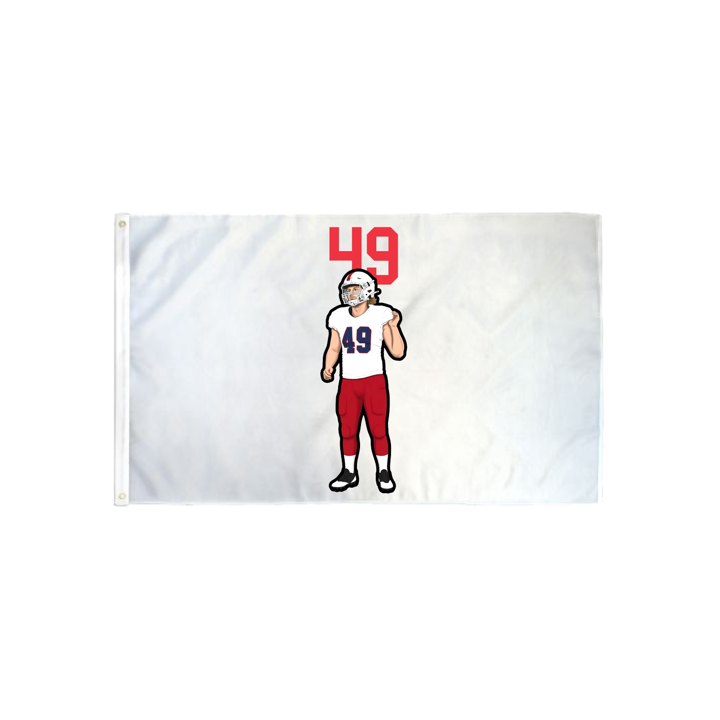3x5 Flag — Number Top in Classic